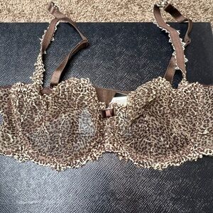Chantelle Demi animal print sheer bra - Size 32 D